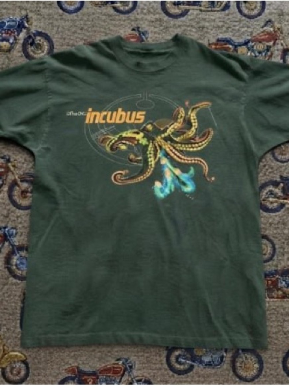 Green Incubus Octopus Graphic Tee
